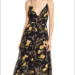 Reformation Jaden Floral Print Dress